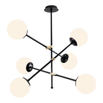 Upphängningsbar Ljuskrona  MARTI 6xE27/100W/230V