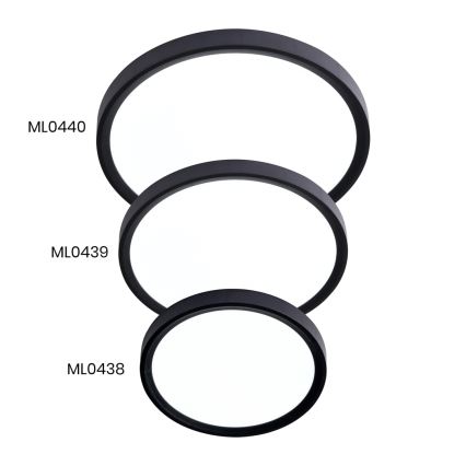 Upphängningssystem för lampor MAQ 18W/24W/50W 1m svart