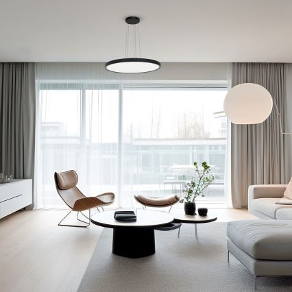 Upphängningssystem för armaturer MAQ 32W/40W 1m svart