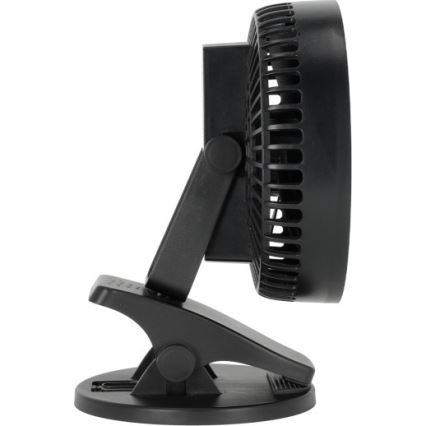 Uppladdningsbar bordfläkt med klämma VIENTO 6W/5V 2000 mAh svart