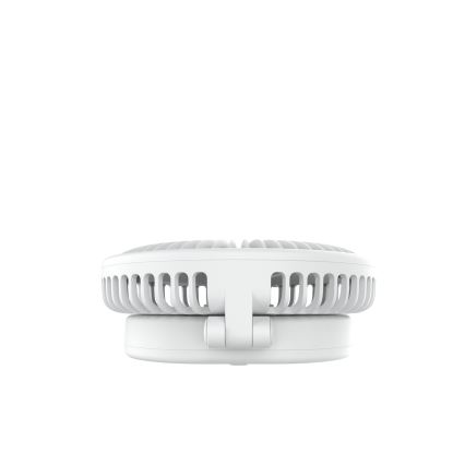 Uppladdningsbar bordsfläkt 10 W/5 V 2400 mAh vit