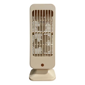 Uppladdningsbar bordsfläkt 5W/5V 1200 mAh beige