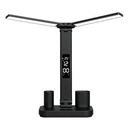 Dimmbar uppladdningsbar LED-bordslampa NOBLITE P LED/5W/5V 3000/4000/6000K 2200 mAh svart