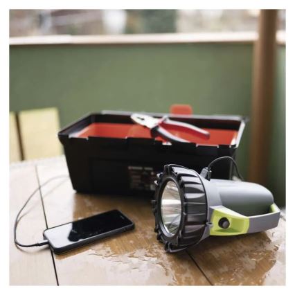 Uppladdningsbar LED-ficklampa LED/3,7V 4000 mAh