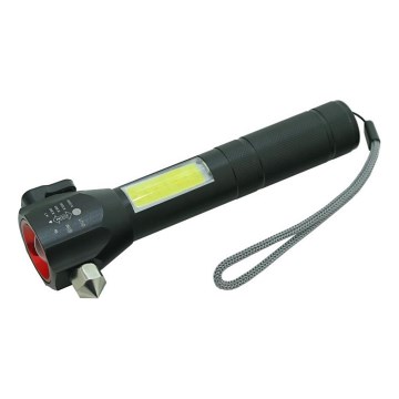 Uppladdningsbar LED-ficklampa LED/3W/5V 200 lm 1200 mAh