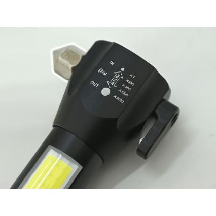 Uppladdningsbar LED-ficklampa LED/3W/5V 200 lm 1200 mAh