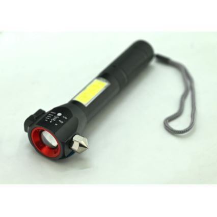 Uppladdningsbar LED-ficklampa LED/3W/5V 200 lm 1200 mAh