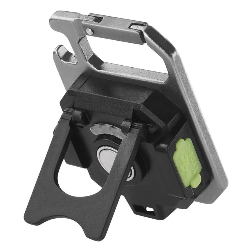 Uppladdningsbar LED-ficklampa LED/USB/3,7V IP44 750 lm 400 mAh