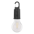 Uppladdningsbar LED-ficklampa, USB-laddning, IP44, 90 lm, 400 mAh