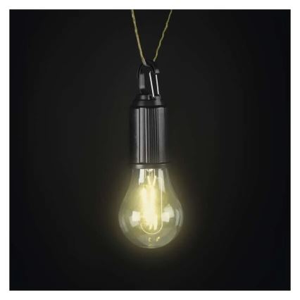 Uppladdningsbar LED-ficklampa, USB-laddning, IP44, 90 lm, 400 mAh