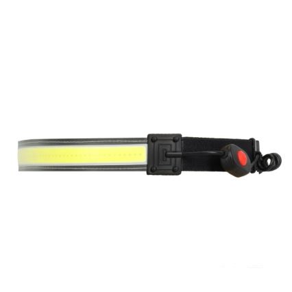 Uppladdningsbar LED-pannlampa 2xLED/5V 180 lm 900 mAh svart