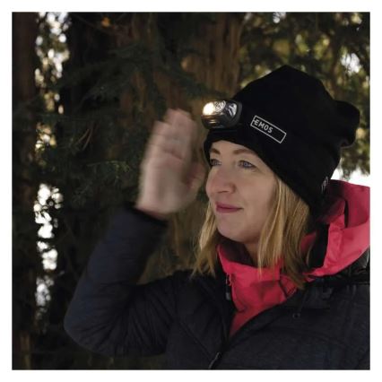 Uppladdningsbar LED-pannlampa LED/USB 1200 mAh