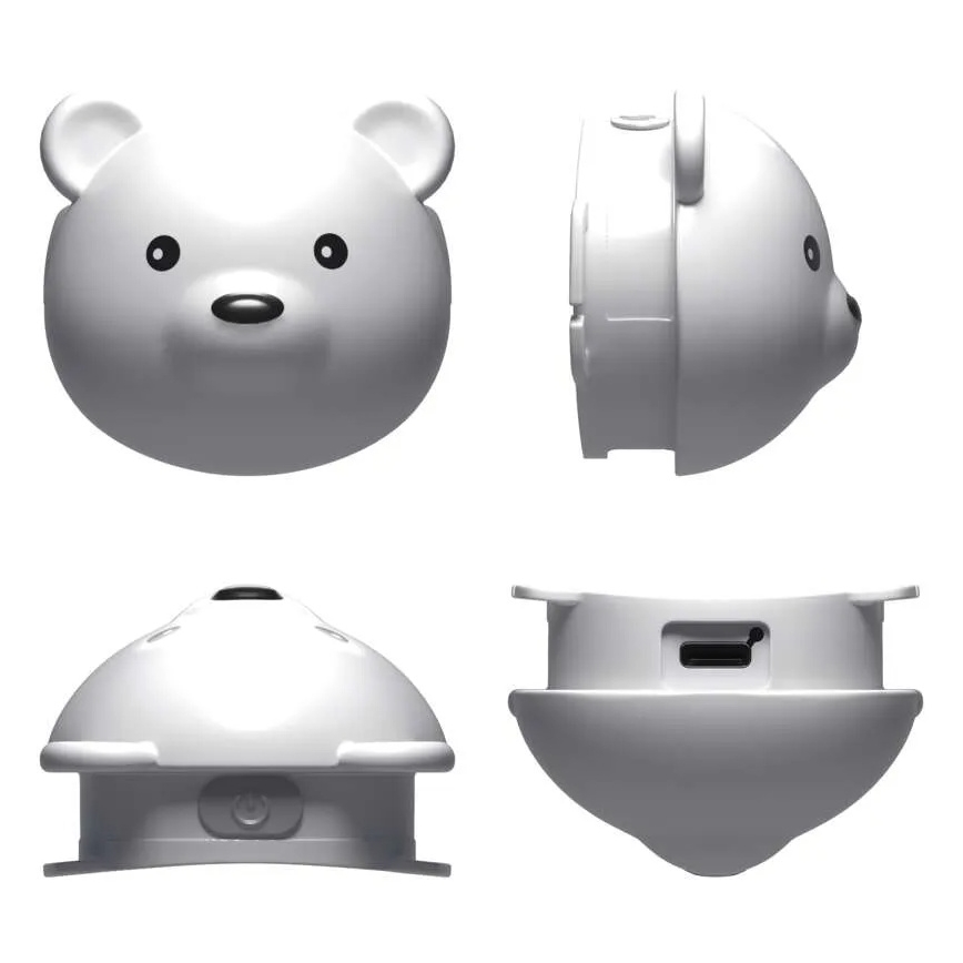 Uppladdningsbar LED-pannlampa LED/USB 500 mAh björn