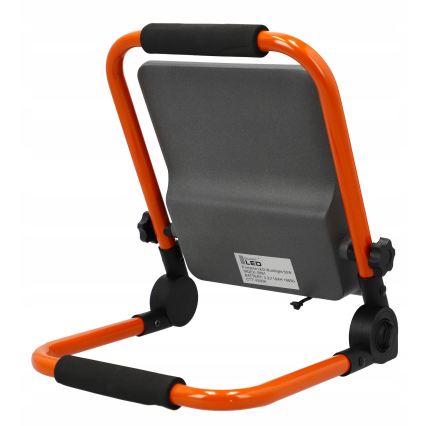 Uppladdningsbar LED-reflektor med stativ LED/50W/3,2V 4500K 5000 mAh IP65 orange