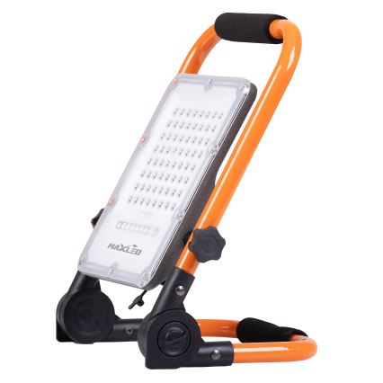 Dimbar uppladdningsbar LED-strålkastare med stativ LED/50W/3,2V 4500K 5000 mAh IP65 orange