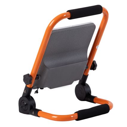 Dimbar uppladdningsbar LED-strålkastare med stativ LED/50W/3,2V 4500K 5000 mAh IP65 orange