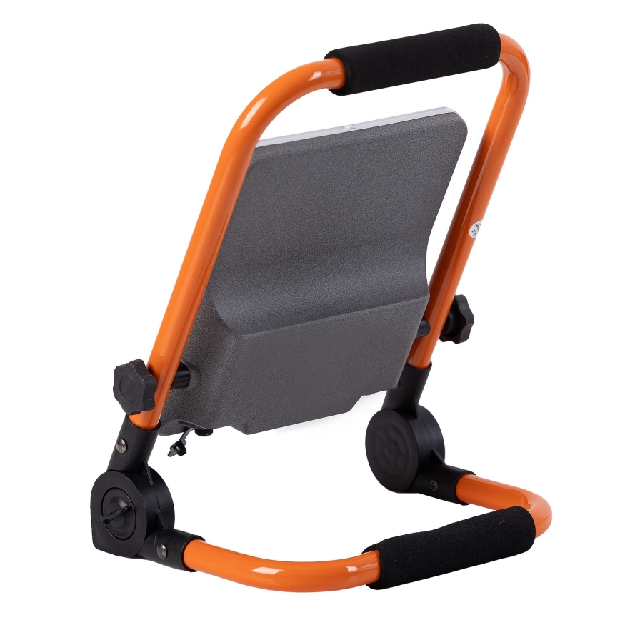 Dimbar uppladdningsbar LED-strålkastare med stativ LED/50W/3,2V 4500K 5000 mAh IP65 orange