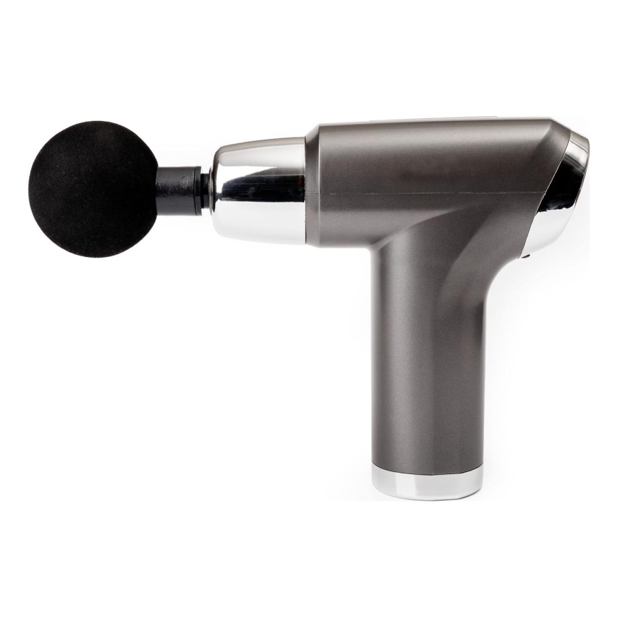 Uppladdningsbar massagepistol med 4 huvuden 25W/5V 1200 mAh