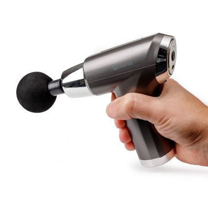 Uppladdningsbar massagepistol med 4 huvuden 25W/5V 1200 mAh