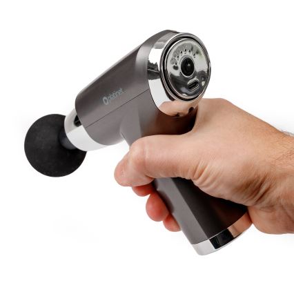 Uppladdningsbar massagepistol med 4 huvuden 25W/5V 1200 mAh