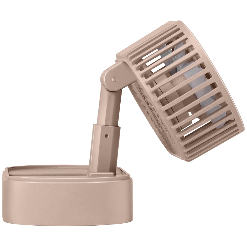 Uppladdningsbar skrivbordsfläkt 3,7V 1200 mAh rosa