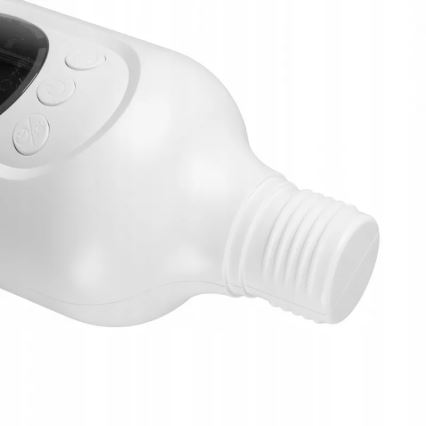 LED uppladdningsbar stativfläkt med LED-belysning LED/4,8W/5V USB 7200 mAh vit + fjärrkontroll