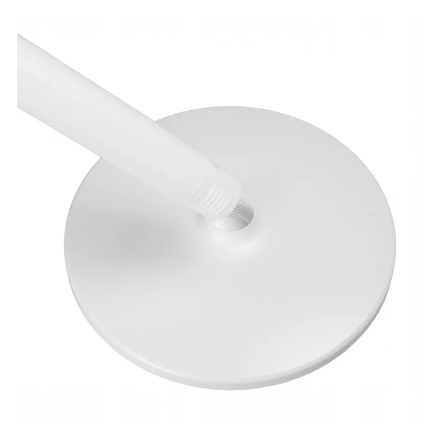 LED uppladdningsbar stativfläkt med LED-belysning LED/4,8W/5V USB 7200 mAh vit + fjärrkontroll