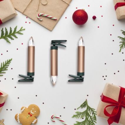 UPPSÄTTNING 10x LED juldekoration  LED/1xAAA + fjärrkontroll