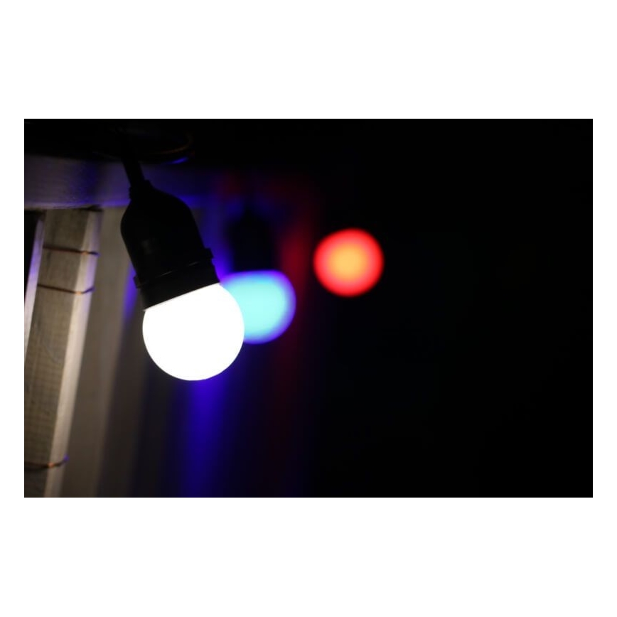 UPPSÄTTNING 2x LED glödlampa  PARTY E27/0,5W/36V blå