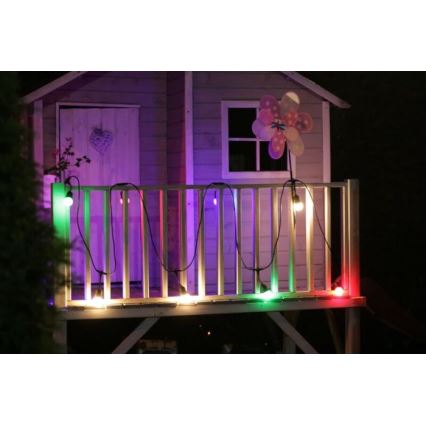 UPPSÄTTNING 2x LED glödlampa  PARTY E27/0,5W/36V röd