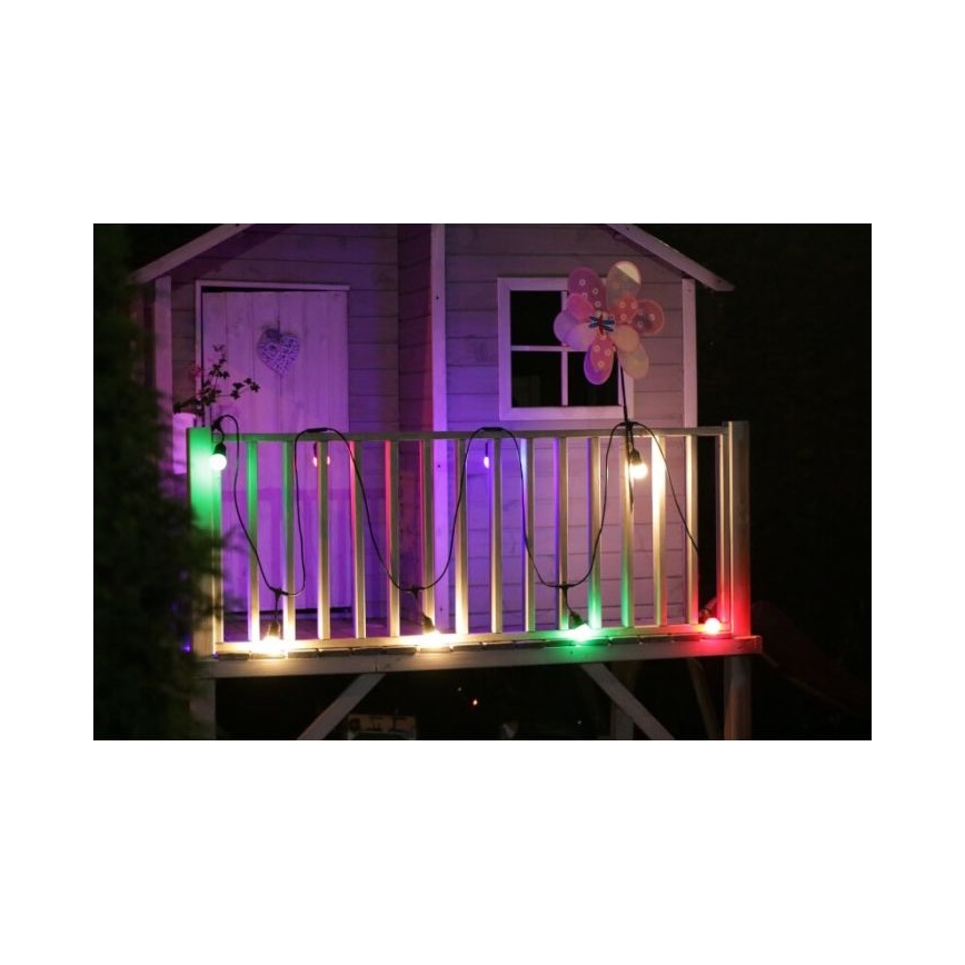 UPPSÄTTNING 2x LED glödlampa  PARTY E27/0,5W/36V röd