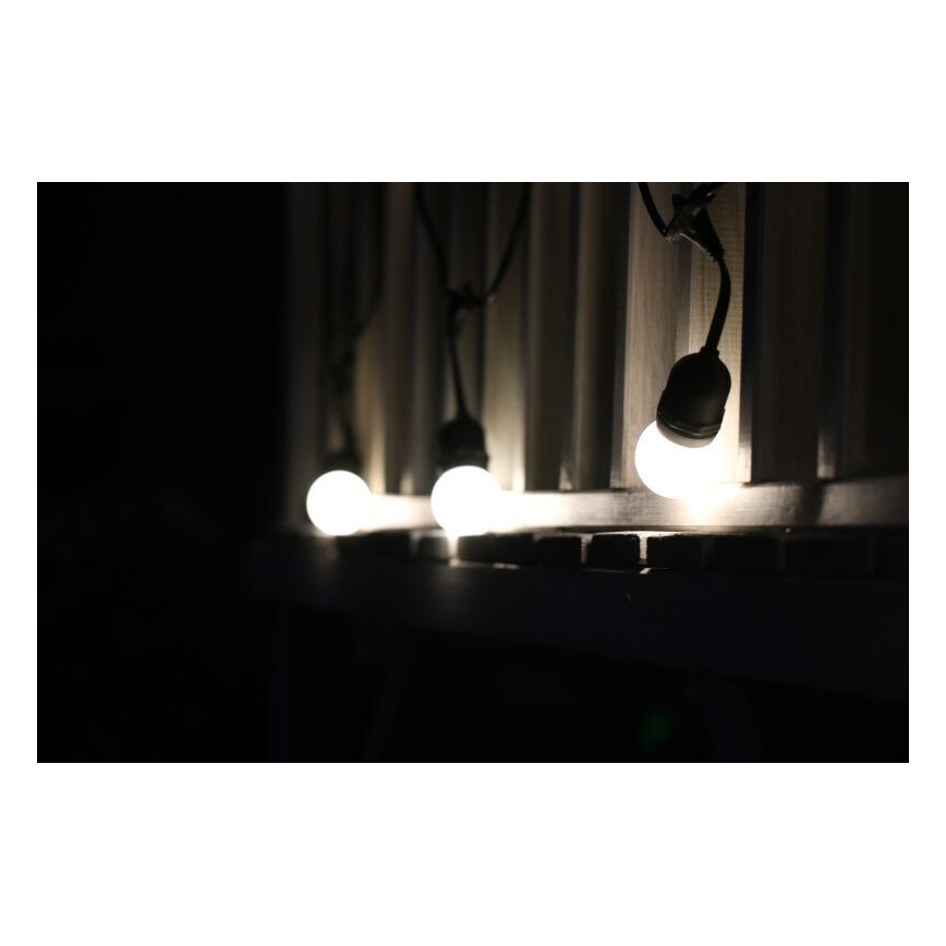 UPPSÄTTNING 2x LED glödlampa  PARTY E27/0,5W/36V vit