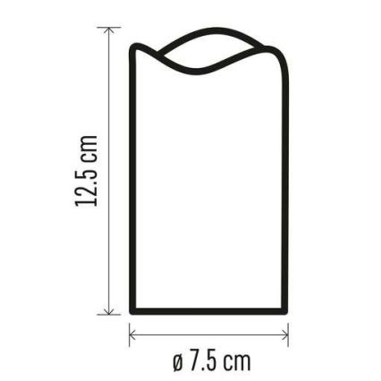 UPPSÄTTNING 2x LED juldekoration  2xLED/2x2AA + fjärrkontroll 