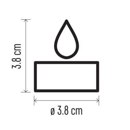 UPPSÄTTNING 6x LED juldekoration  6xLED/6xCR2032 gyllene 