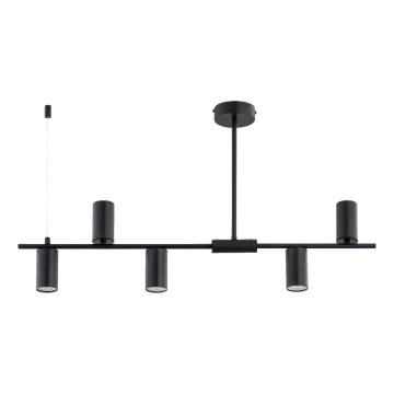 URANOS taklampa på stång 5xGU10/10W/230V svart
