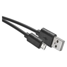 USB-kabel USB 2.0 kontakt/USB-B micro kontakt svart