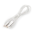 USB-kabel USB-C / Lightning anslutning med LED bakgrundsbelyst 27W 1m vit