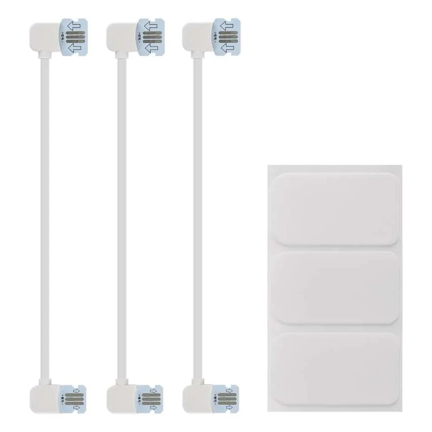 SET 3x LED RGBIC+CCT Dimbart panel - utbyggnad 3xLED/1,8W/230V Wi-Fi Tuya
