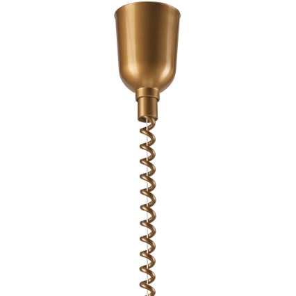 Nedhissningslampa CHIARA 1xE27/60W/230V beige/bokträ