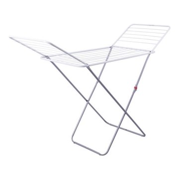 Utdragbar torkställning för tvätt TORO 180x93 cm vit