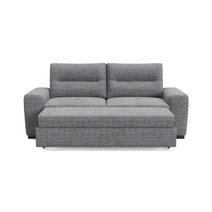 Utdragbar tresitssoffa COMO ljusgrå