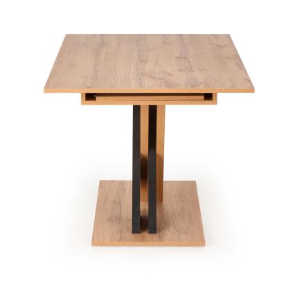 Utdragbart matbord DROM 130/175x85 cm ek wotan/svart