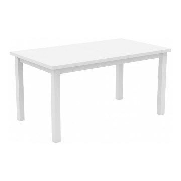 Utdragbart matbord LIAM vit