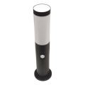 Utelampa med sensor LOPPA 1xE27/60W/230V 45 cm IP44 svart