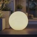 Utelampa STONO 1xE27/20W/230V Ø 40 cm IP65 vit