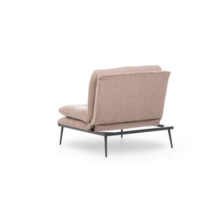 Utfällbar fåtölj SPEAKY, brun