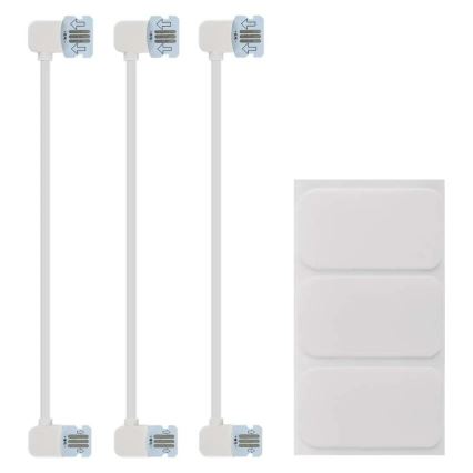 Set om 3 dimbara LED-paneler RGBIC+CCT - utbyggnadsset LED/1,8W/230V Wi-Fi Tuya