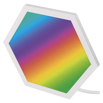 Set om 3 dimbara LED-paneler RGBIC+CCT - utbyggnadsset LED/1,8W/230V Wi-Fi Tuya