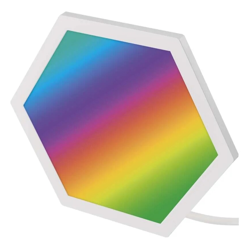 Set om 3 dimbara LED-paneler RGBIC+CCT - utbyggnadsset LED/1,8W/230V Wi-Fi Tuya