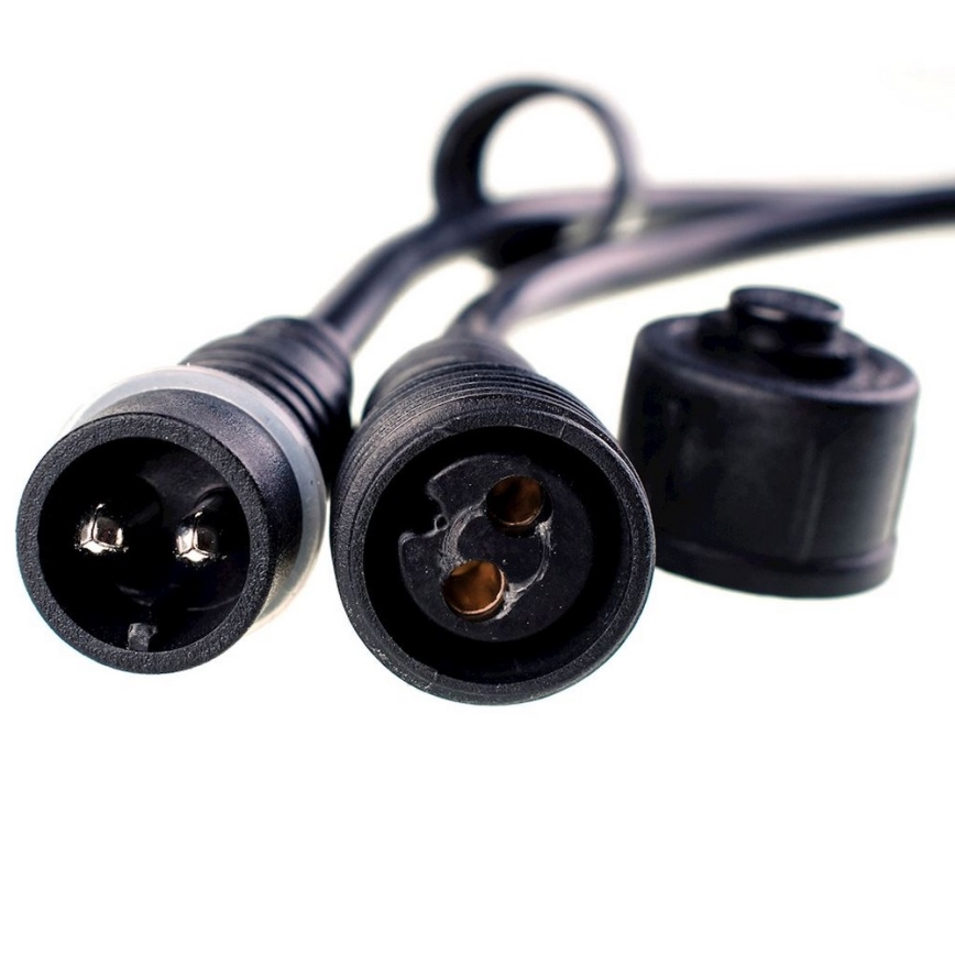 Utomhus dekorationskedja GIRLANDA 10 m 10xE27/10W/230V IP44